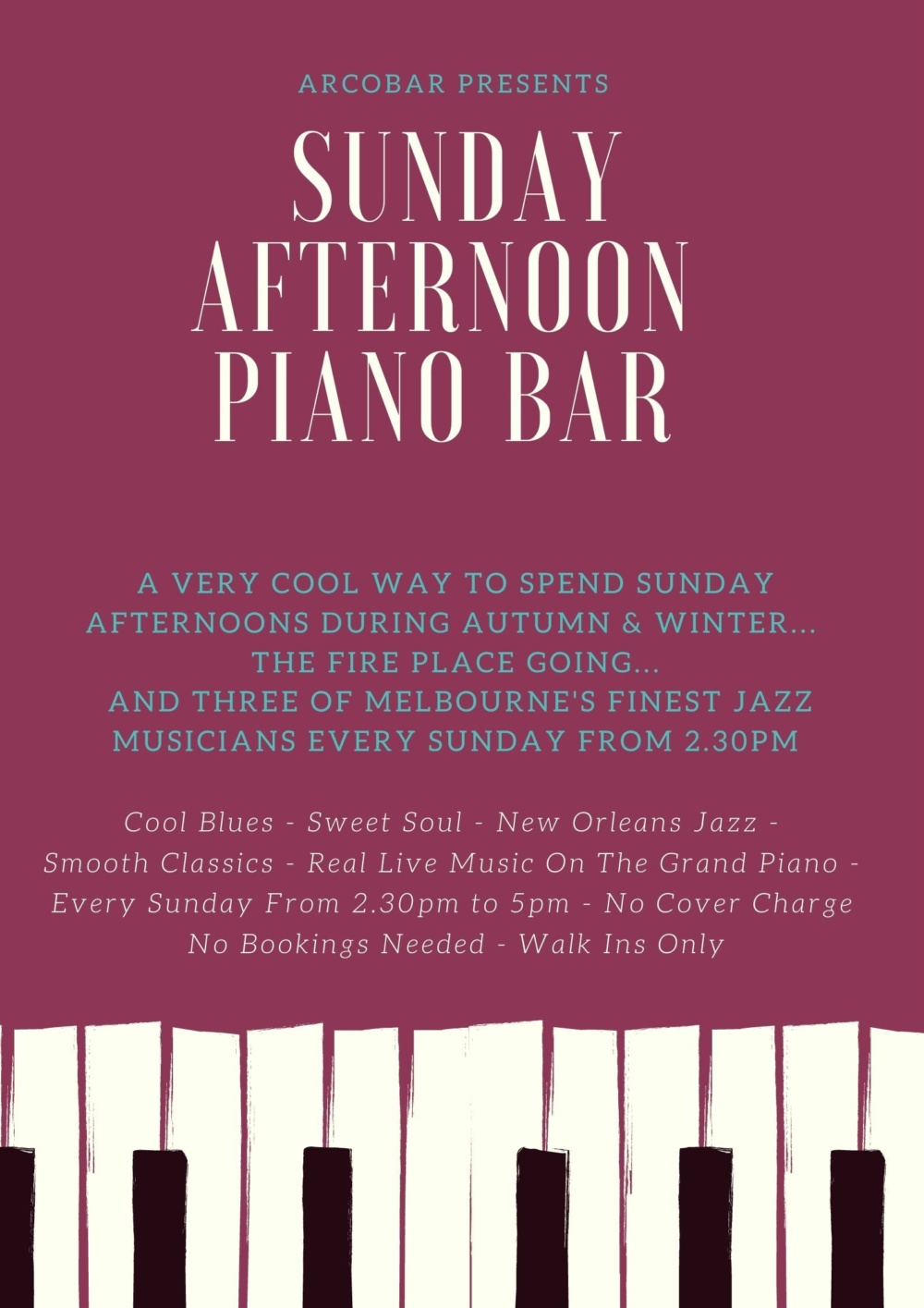Sunday Afternoon Piano Bar - Featuring Peter Sullivan & The Family Combo